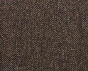PS370-2002-17 Dark Brown Mix Shetland Tweed Waistcoats