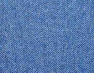 PS370-2002-74 Chambray Blue Shetland Tweed Waistcoats